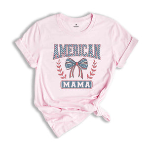 American Mama Retro Shirt, America Shirt, Patriotic Shirt, 4th Of July Shirt, USA Shirt, Red White And Blue, Independence Day Shirt