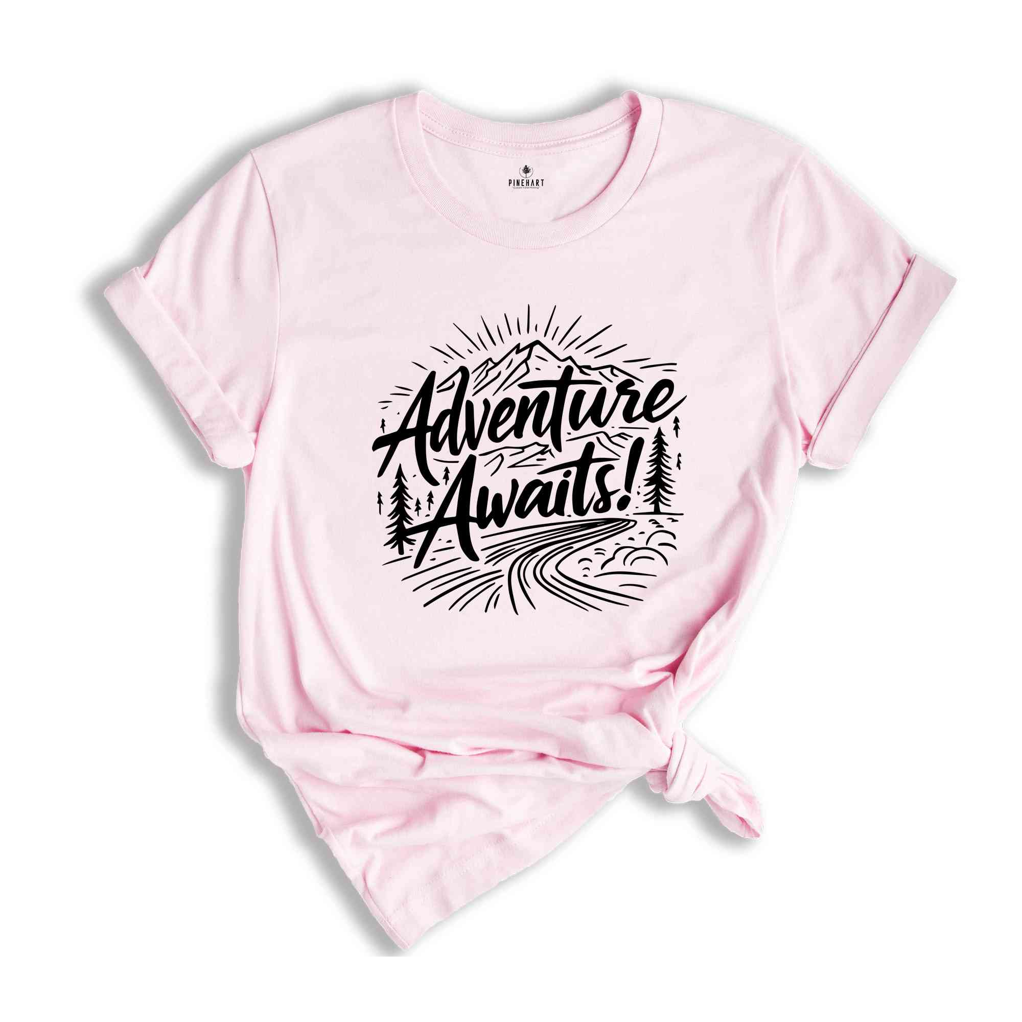 Adventure Awaits Shirt, Adventure Shirt, Camping Shirts, Mountain TShirt, Hiker Shirts, Nature Lover Shirt, Camping Gift