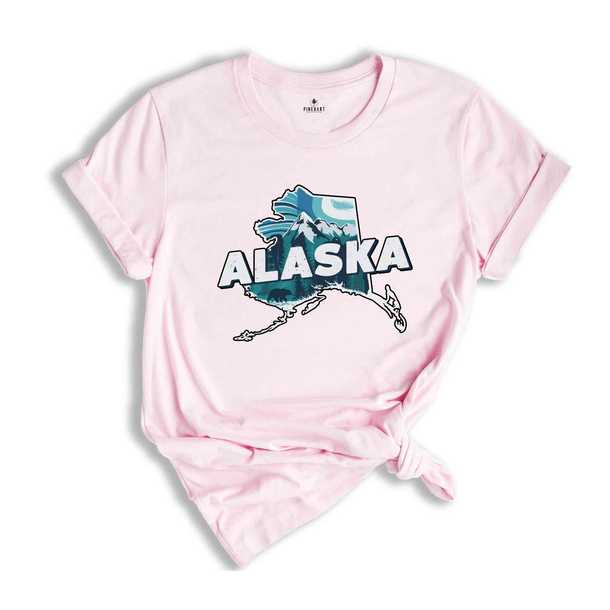 Retro State Of Alaska Shirt, State Of Alaska Shirt, State Shirt, Alaska Shirt, Alaska Lover Shirt, Family Trip Shirt, Travel Shirt