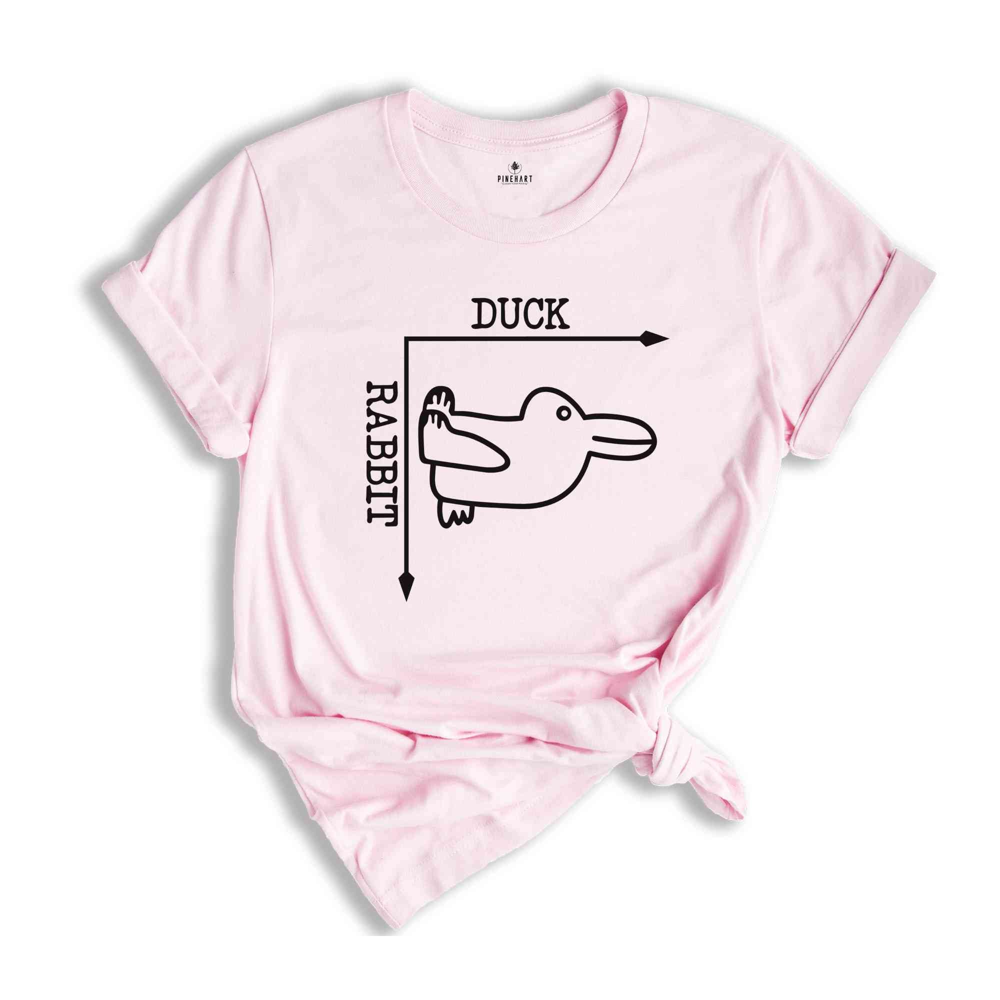 Duck Rabbit Shirt, Funny Rabbit Shirt, Animal Lover Gift, Funny Easter Shirt, Cute Duck Shirt