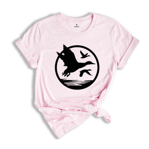 Flying Ducks Shirt, Flying Ducks T-Shirt, Duck Hunting Shirt, Cute Duck Shirt, Hunting Clothing, Duck Outfit, Nature Lover Tee