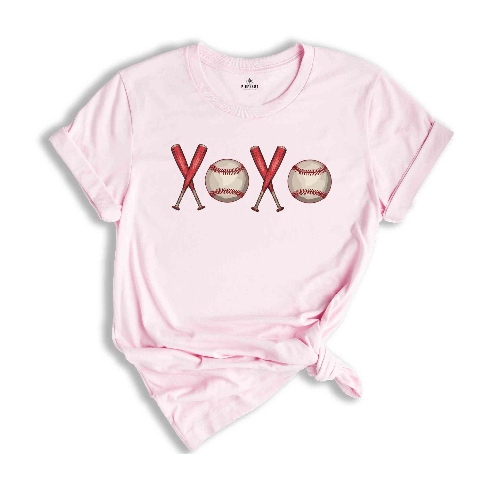 XOXO Baseball Mom Shirt, Cute Baseball Mom, Baseball Team Mom, Baseball Shirt, Gift for Mom, Baseball Mama Shirt