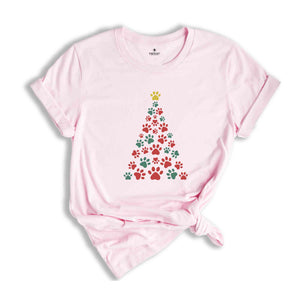 Christmas Tree Shirt, Christmas Shirt for Dog Lover, Christmas Shirt for Women, Christmas Shirt for Cat Lover