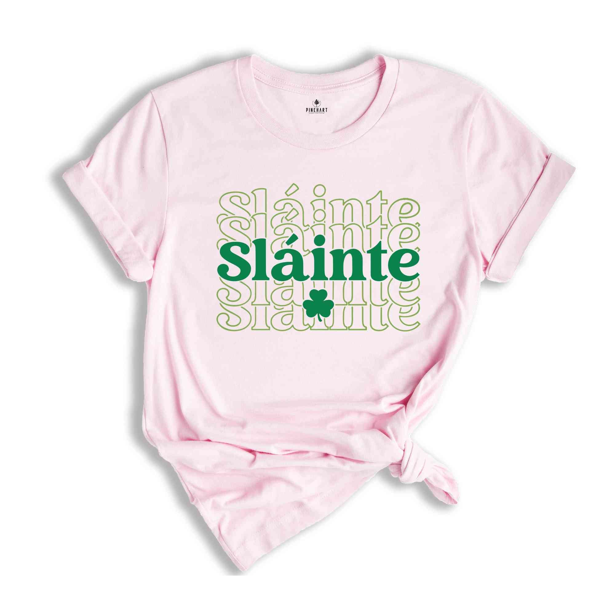 Slainte Shirt, St Paddys Day Shirt, Slainte Sweatshirt, Shamrock Shirt, St Patricks Day Gift, Shenanigans Shirt