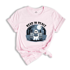 Read In Peace Shirt, Halloween Ghost Shirt, Halloween Shirt, Spooky Season Shirt, Fall Vibes Shirt, Halloween Party Tee