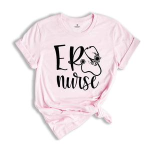 ER Nurse Shirt, Emergency Registered Nurse Tee, Nurse Shirt, New Grad Tee, Nurse Grad Gift, Emergency Medicine ER Shirt