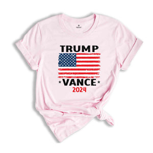 Trump Vance 2024 T-Shirt, Trump Vance Shirt, Donald Trump Shirt, Republican Tee, Trump Vance American Flag shirt