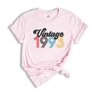 Vintage 1993 Shirt, 31st Birthday Shirt, 31st Birthday Gift, 1993 Shirt, 31st Birthday Party, Vintage Tee, Birthday Gift, Born 1993 Shirt