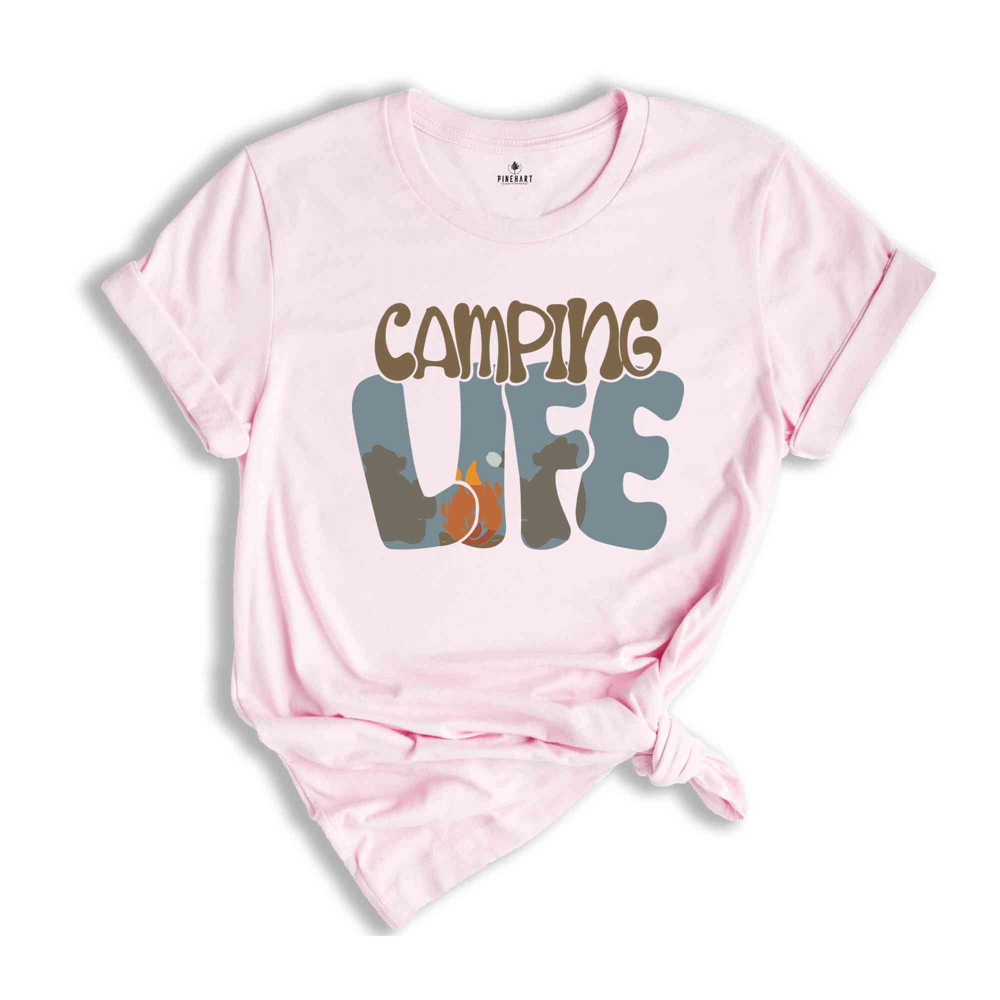 Camping Life Shirt, Summer Camp Shirt, Adventure Shirt, Travel T-Shirt, Campfire Shirt, Wilderness Shirt