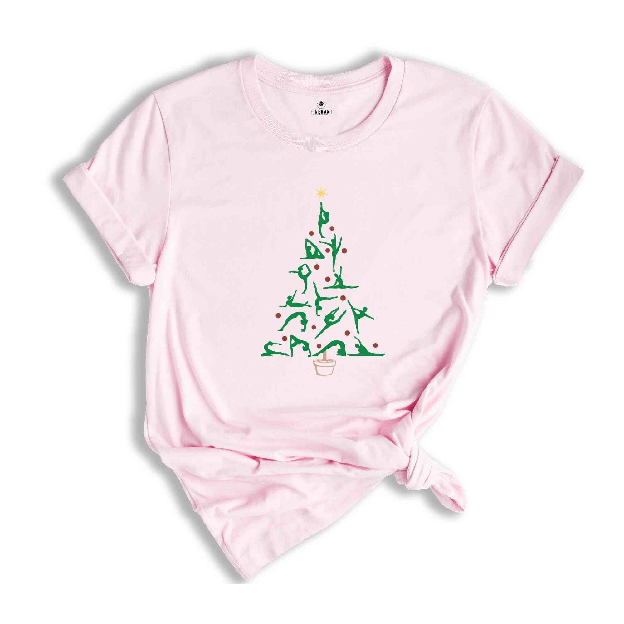 Christmas Yoga Tree Shirt, Christmas Shirt, Christmas Gift, Christmas Costume, Yoga Tree, Xmas Gift, Yoga Shirt