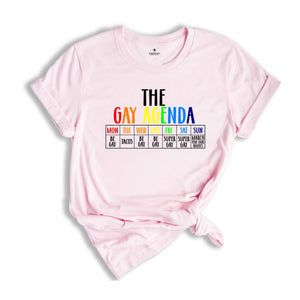 The Gay Agenda Shirt, Funny LGBT Shirt, Pride Rainbow Shirt, LGBTQ Shirt, Gift Gay Lesbian Shirt, LGBTQ+ Shirt