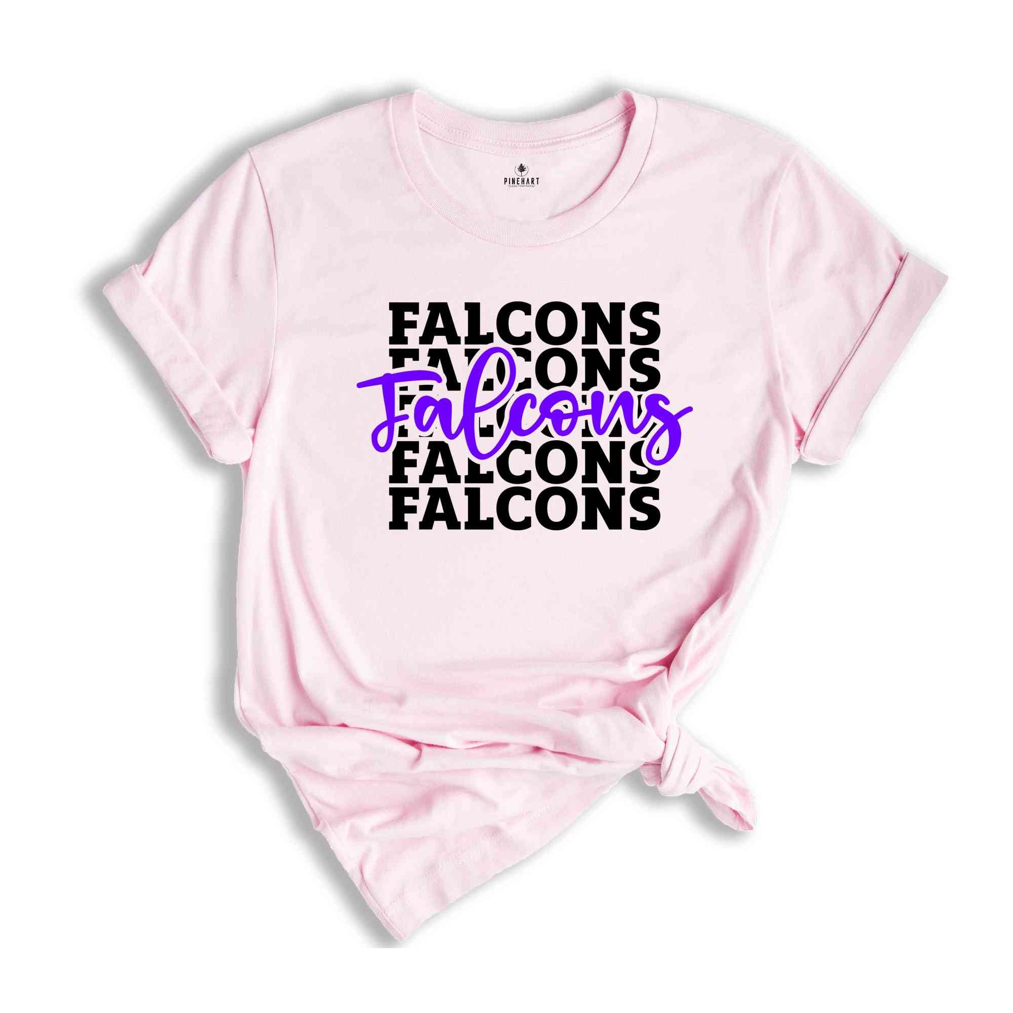 Team Mascot Shirt, Falcons Team Shirt, Falcons Team Spirit Shirt, Falcons Fan Shirt, Falcons School Shirt, Falcons School Spirit