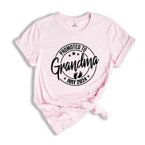 Grandma To Be Grandpa To Be, Pregnancy Announcement Shirt, New Grandparents Shirt, Custom Grandma Gifts, Personalized Nana Shirt