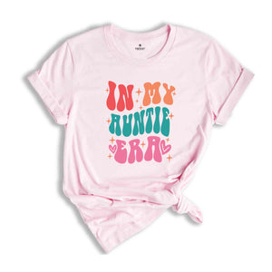 In My Cool Auntie Era Shirt, Cool Auntie Era Shirt, Auntie Sshirt, Gift for Auntie, Cool Auntie T-Shirt, Auntie Reveal Shirt