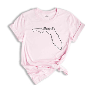 Florida State Shirt, The USA State Shirt, Florida USA Shirt, Florida Map Outline Shirt, US Outline Shirt, United States Shirt