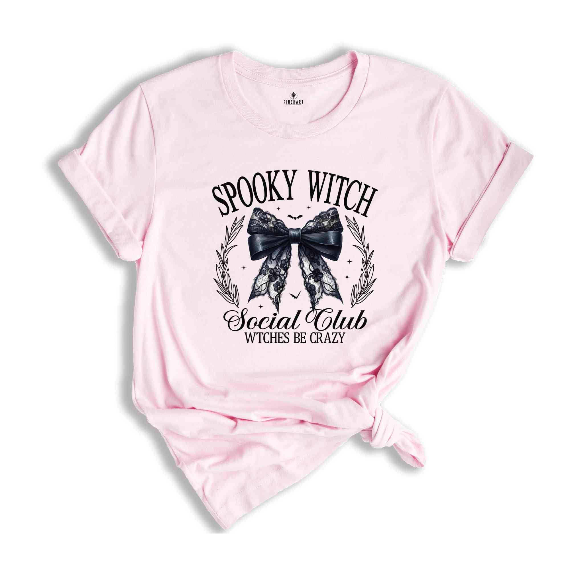 Spooky Witch Social Club Wtches Be Crazy Shirt, Spooky Witch Shirt, Halloween Witch Shirt, Witchy Vibes, Witch Friends Shirt