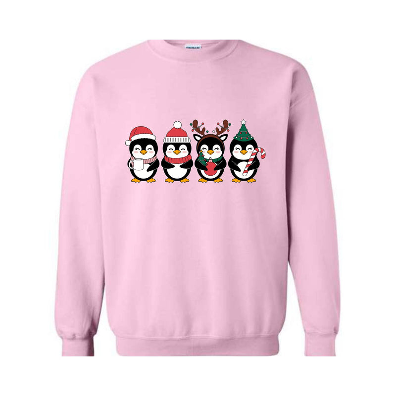 Penguin Christmas Sweatshirt, Cute Penguin Sweat, Penguin Lover Sweatshirts, Christmas Gift, Animal Lover Gift