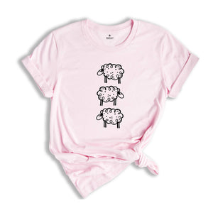 Cute Sheep Shirt, Sheep Lover Tee, Sheep Gift, Animal Lover Tee, Sheep Shirt, Sheep Lover Gift, Animals Tee