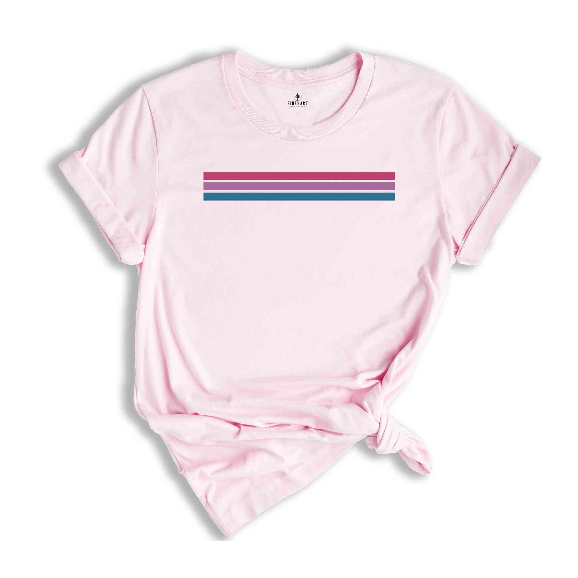 Bi Pride Shirt, LQBTQ T Shirt, Bisexual Pride, Love Is Love T-Shirt, Bisexual Shirt, March For The Movement, Minimalistic Bi Pride