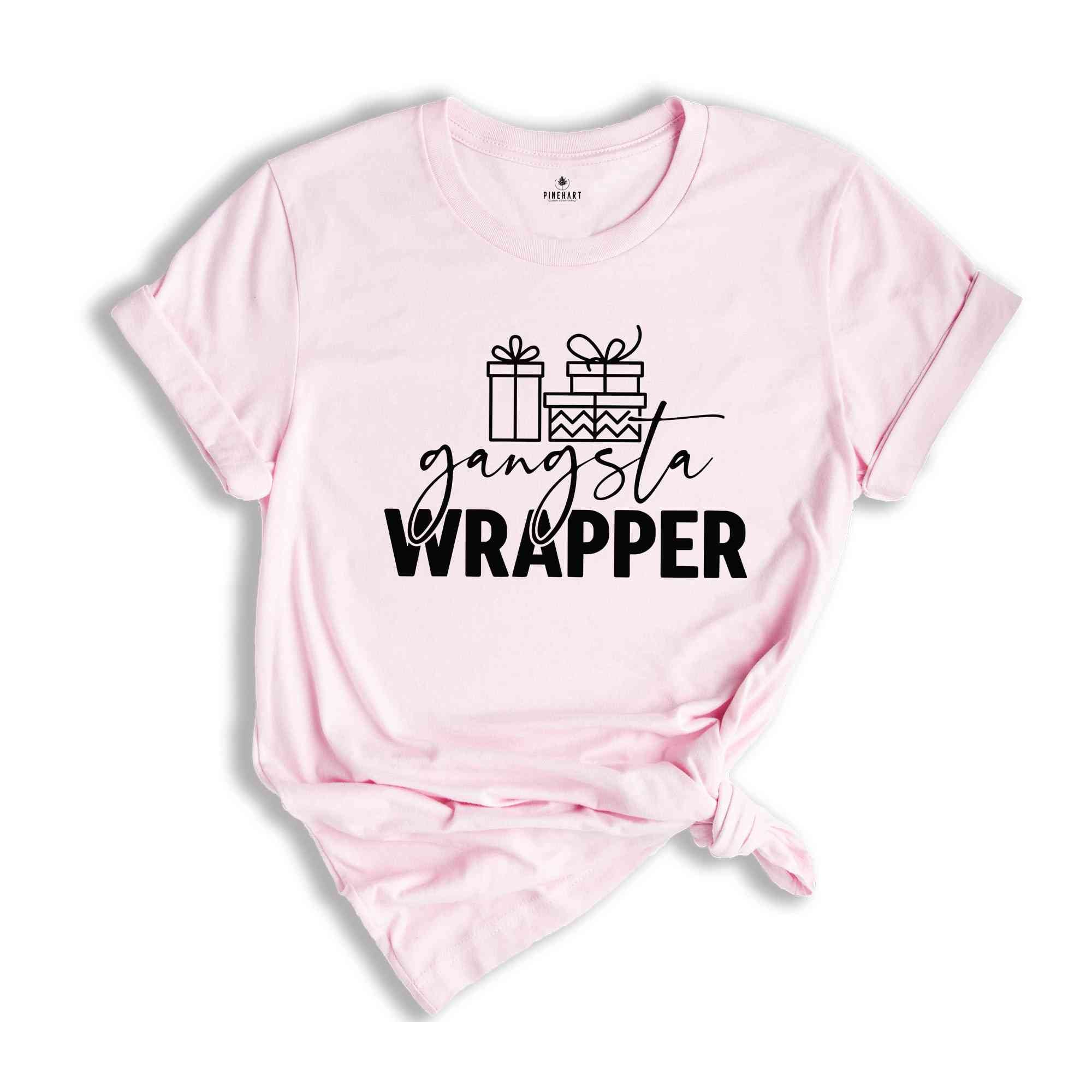 Gangsta Wrapper Shirt, Funny Christmas Shirt, Holiday Shirt, Cute Christmas Shirt, Christmas Shirt, Christmas Gift, Christmas Party Shirt