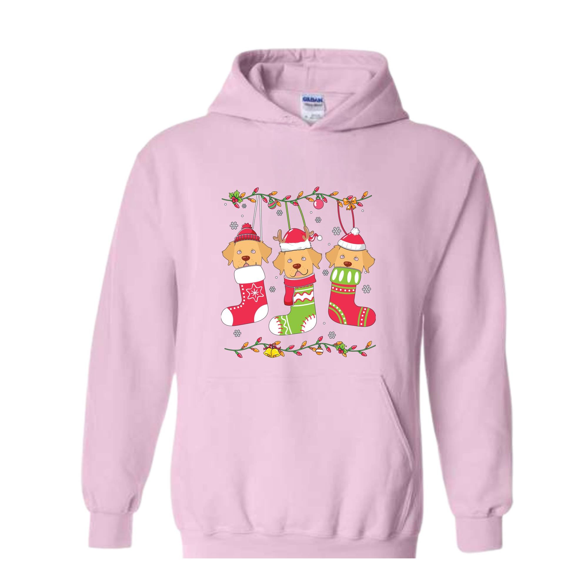 Christmas Golden Retriever Hoodie, Christmas Pajama, Dog Hoodie, Happy Christmas Dog, Cute Dog Hoodie