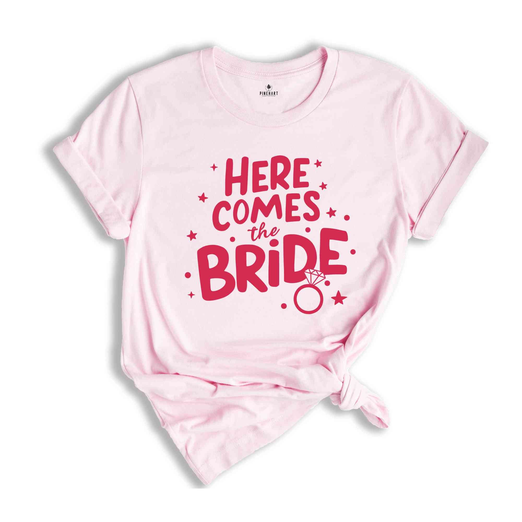 Here comes The Bride Shirt, Bachelorette Party Shirts, Bachelorette Shirts, Here Comes the Party Shirt, Retro Bachelorette Party Shirts