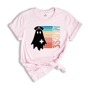 Halloween Nurse Shirt, Halloween Ghost Shirt, Halloween Gift, Nursing Shirt, Nurse Life Shirt, Halloween Gift For Nurse, Spooky Season Shirt