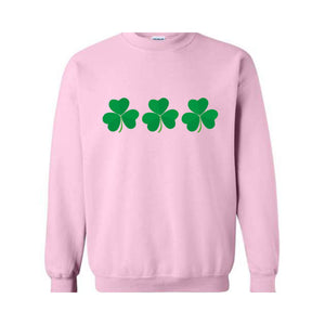 Shamrock St Patrick's Day Sweatshirt, St Patricks Hoodie, St Patrick's Day Gift, Shamrock Hoodie, Lucky Sweatshirt, Lucky Irish Hoodie