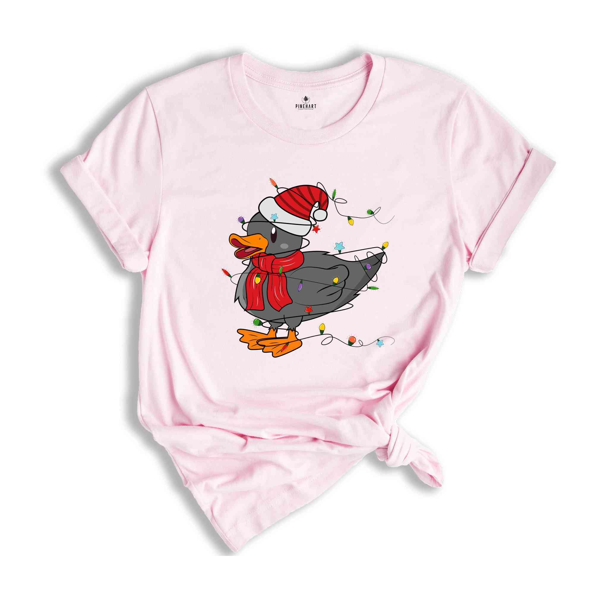 Christmas Duck Shirt, Funny Christmas Shirt, Cute Duck Shirt, Duck Shirt, Christmas Party Tee, Christmas Gift, Happy Christmas Shirt