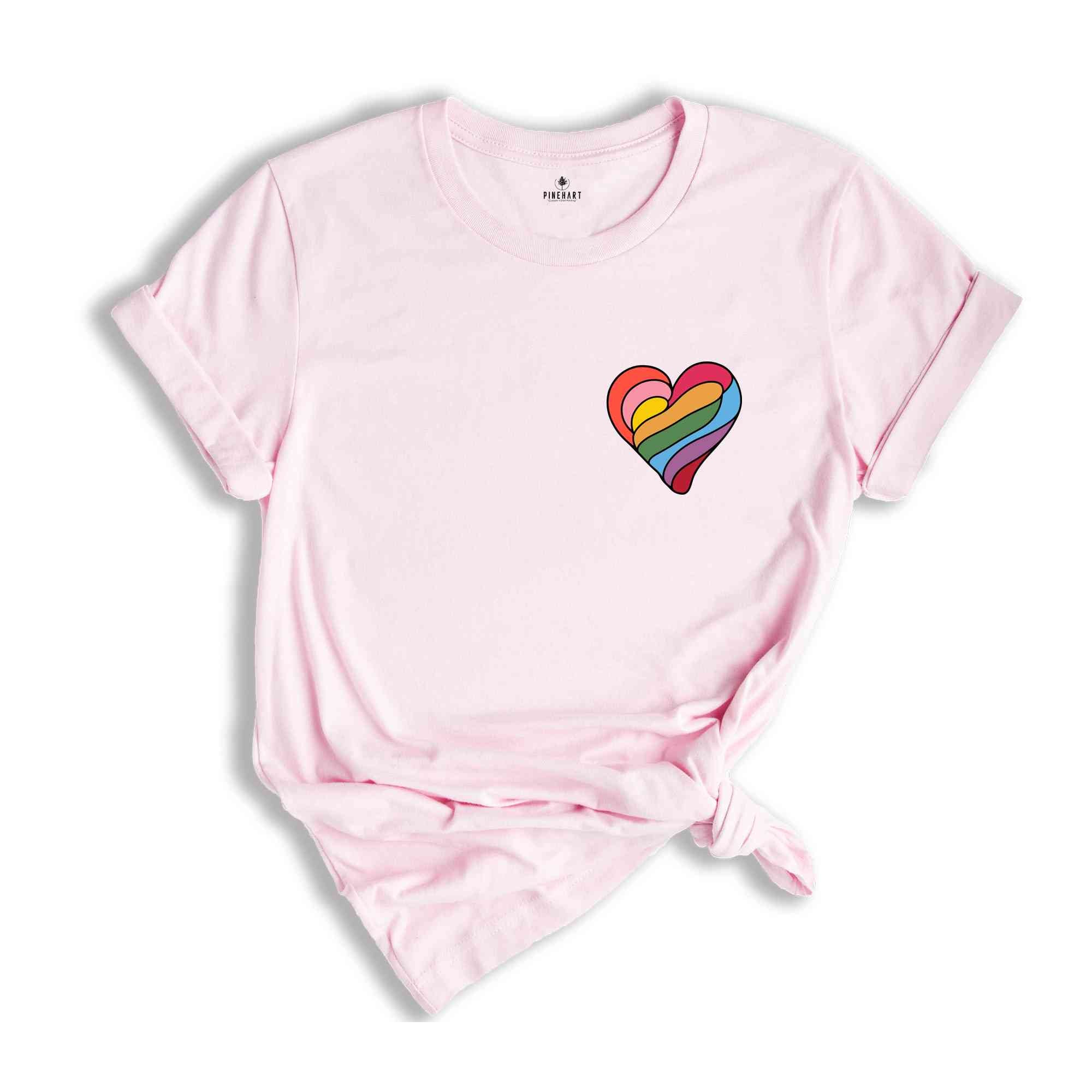 Pocket Lgbtq Heart Shirt, Pride Month Shirt, Pride Shirt, LGBTQ Shirt, Lgbtq Gift Shirt, Lesbian Shirt, Proud Mom Shirt, Lesbian Shirt