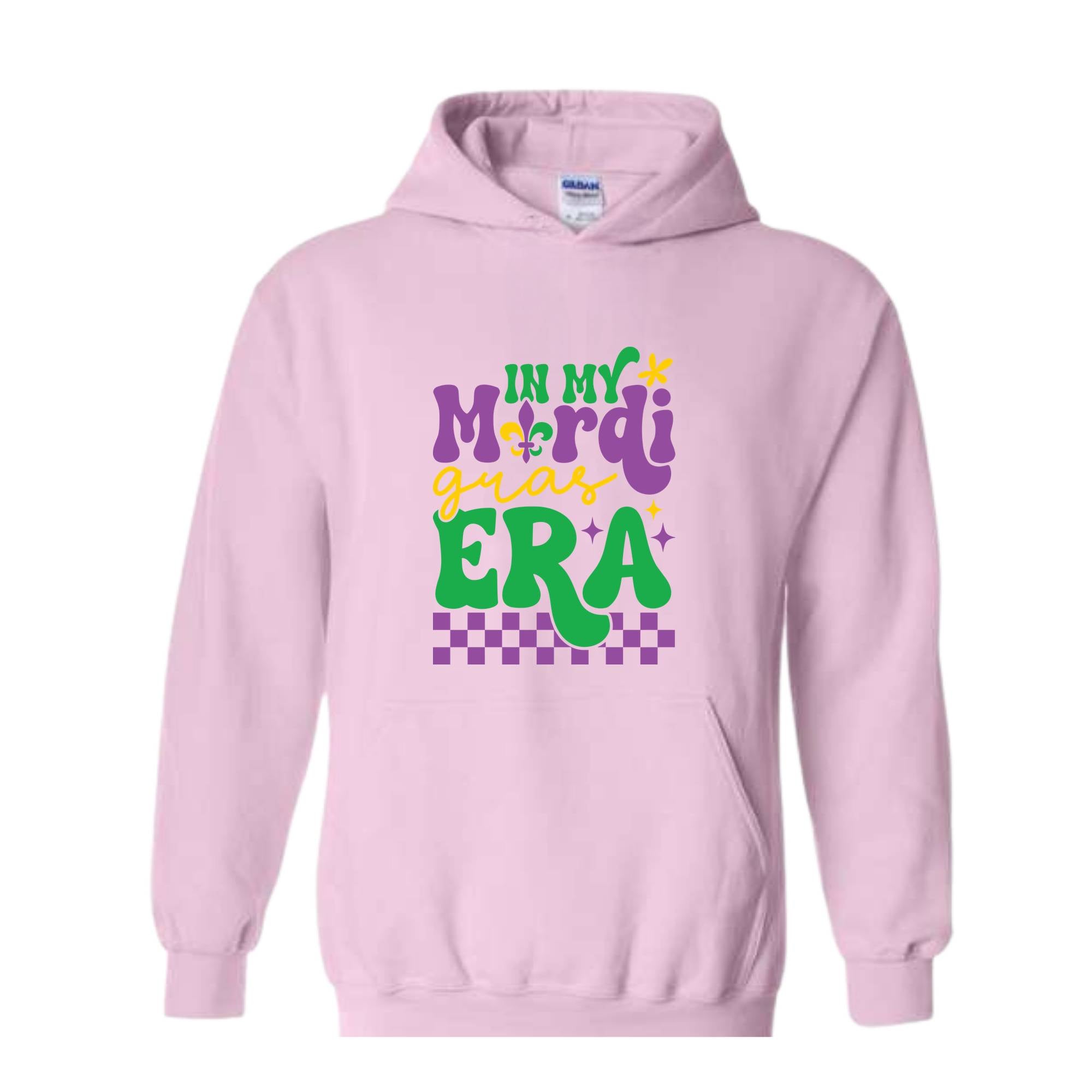 In My Mardi Gras Era Hoodie , Mardi Gras Sweatshirt, Fat Tuesday Sweatshirt, Carnival Sweatshirt, Louisiana Sweatshirt, Festival Sweater