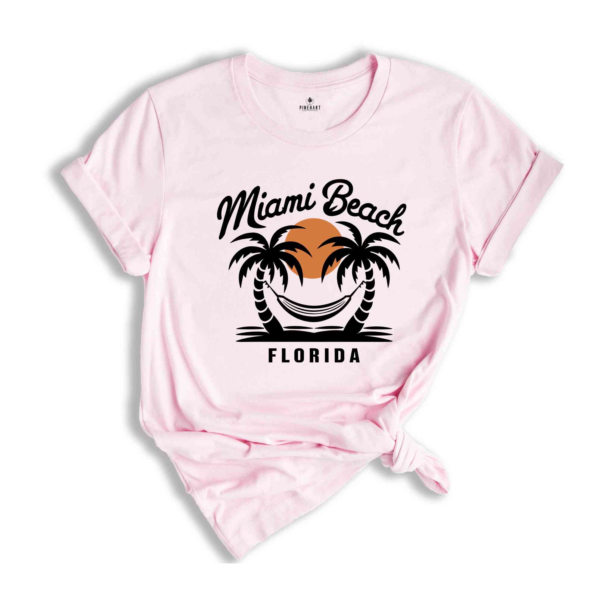 Miami Florida Shirt, Miami Beach Shirt, Miami Shirt, Beach Shirt, Summer Shirt, Florida Beach Shirt, Sun Shirt, Sea Shirt