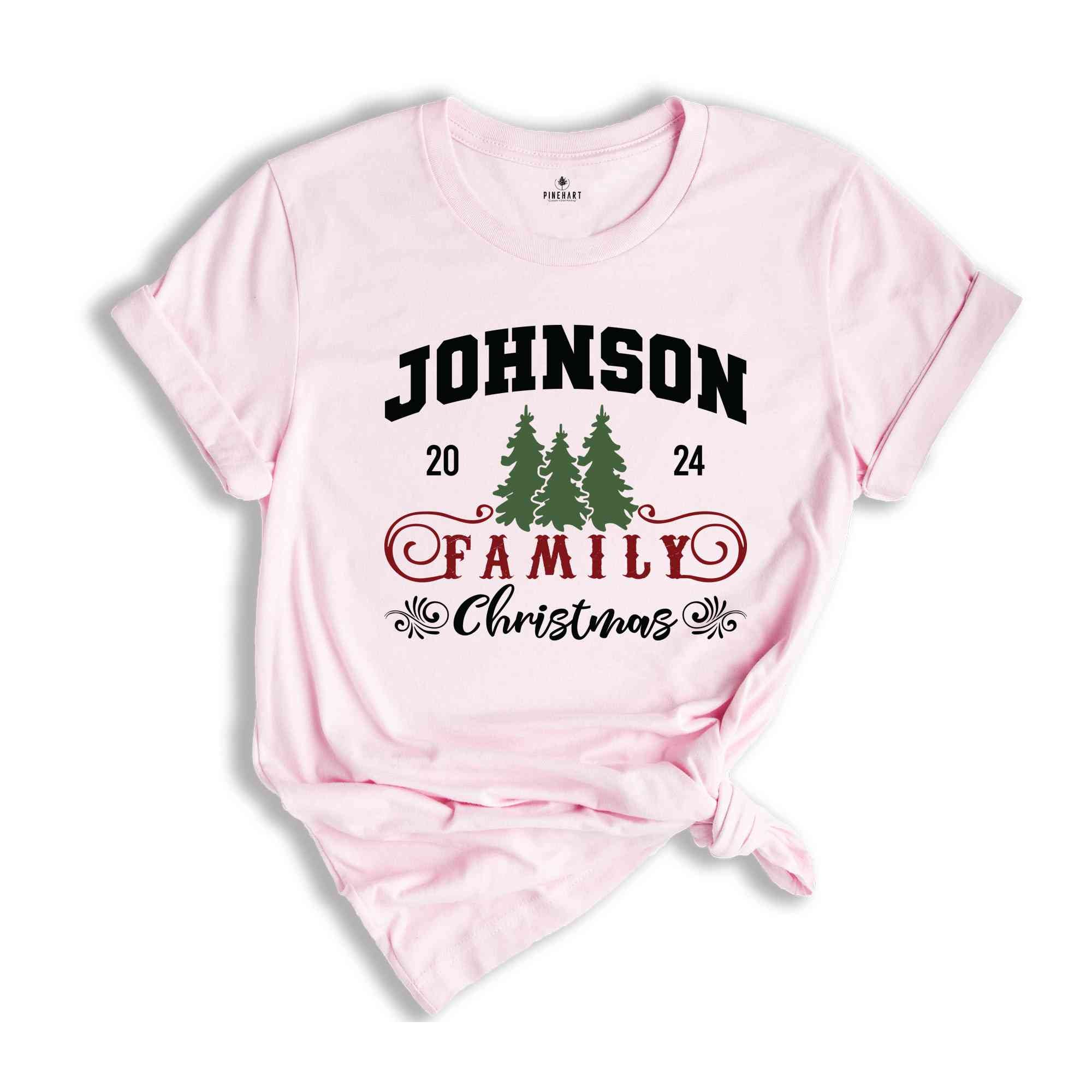 Custom Family Christmas Shirt, Matching Family Christmas Shirt, Personalized Family Name Christmas Shirt, Christmas Shirt, Family Shirt