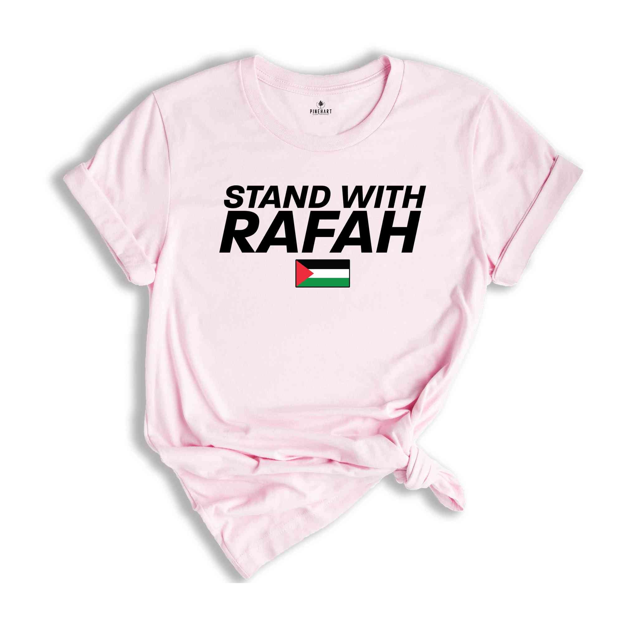 Stand With Rafah Shirt, Palestine Shirt, Stand With Gaza Shirt, Palestine Support Shirt, Protest Tee, Stand With Palestine, Save Gaza