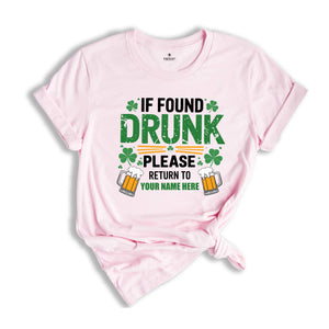 Matching St Patricks Couple Shirt, Funny St Patrick's Day Shirt, Wife Shirt, Custom Name Shirt, Funny Party Shirt, Funny Drink Shirt