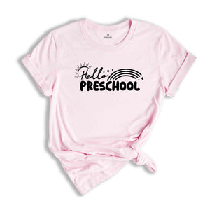 Hello Preschool Grade Shirt, Back To School Shirt, Cute Back To School Shirt, Tie Dye Shirt, First Day Of School, Preschool Grade Outfit