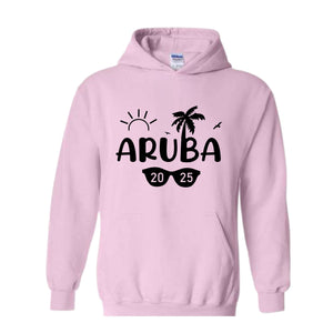 Aruba 2025 Sweatshirt, Vacation Hoodie, Summer Family Hoodie, Aruba Trip Tee, Family Reunion Hoodie, Summer Beach Hoodie, Holiday Season