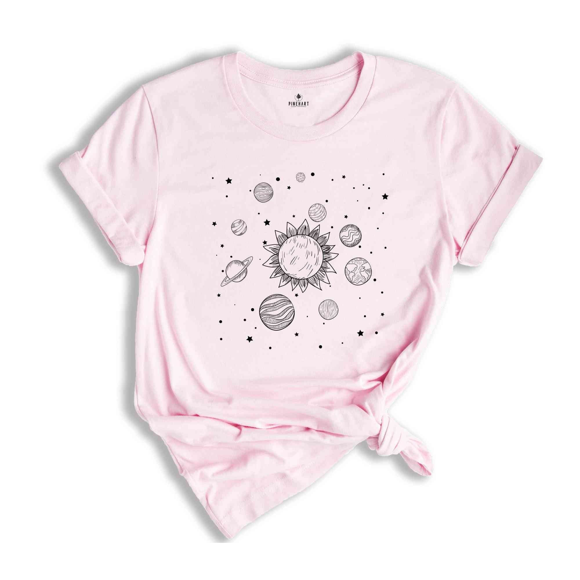 Solar System Shirt, Space Shirt, Astronaut Shirt, Spaceman Shirt, Planets Shirt, Solar Shirt, Mystic Shirt, Space Lover Shirt