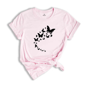 Butterfly Shirt For Women, Cute Butterfly T-Shirt, Butterfly Tee, Cute Butterfly Shirt, Animal Lover Gift, Butterfly Lover Gift