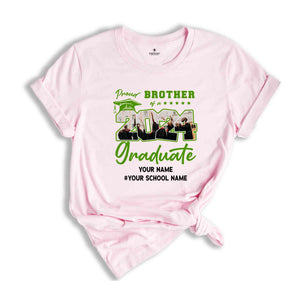 Family Graduate Shirts, Senior 2024 Tee, Graduate Gifts, Proud Family Shirt, Graduation 2024, Custom Graduate Tee, 2024 Graduate Shirts