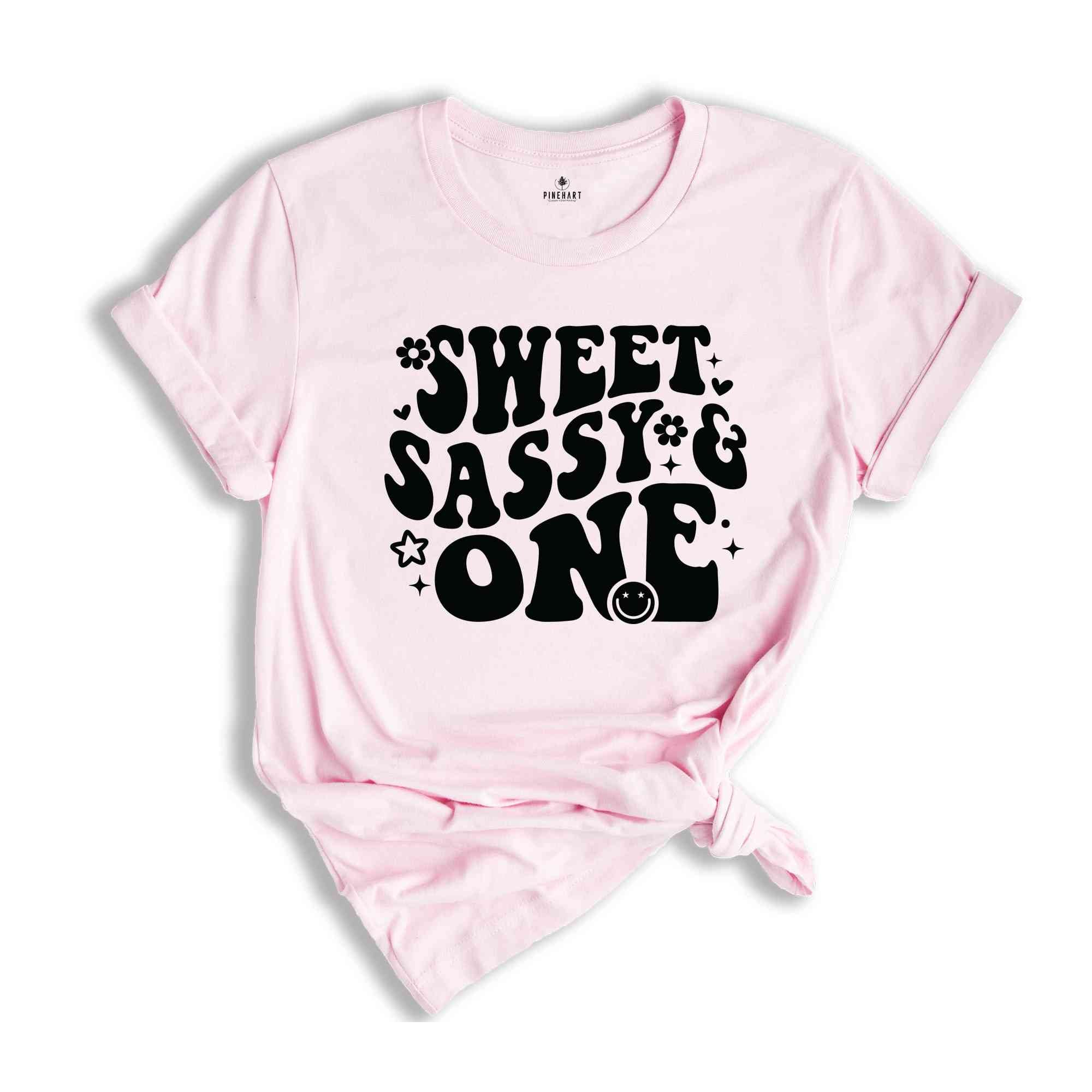 Sweet Sassy One Shirt, Birthday Girl Shirt, Cute Birthday Shirt, Tie Dye Shirt, Birthday Party Shirt Girl, Birthday Gift, Kids Tshirt