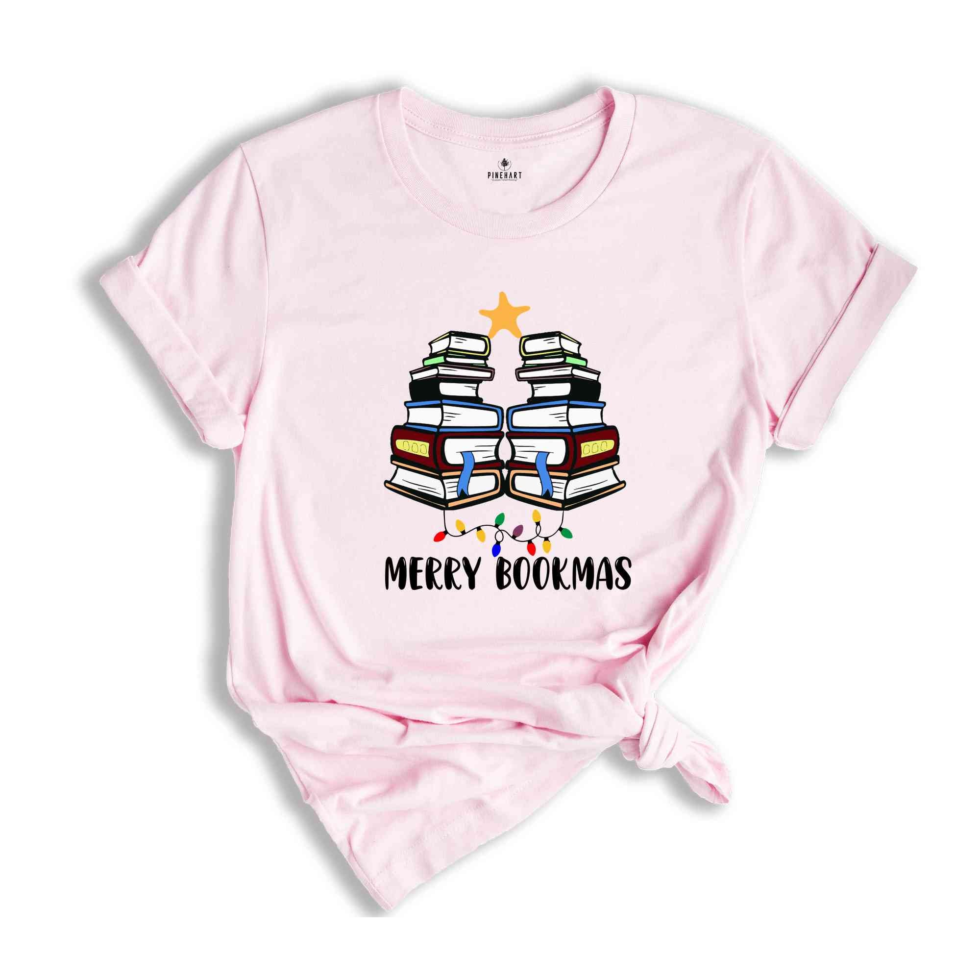 Merry Bookmas Shirt, Christmas Books , Christmas Librarian T-Shirt, Christmas Teacher Gift, Christmas Book Lover ,Christmas Librarian Gift