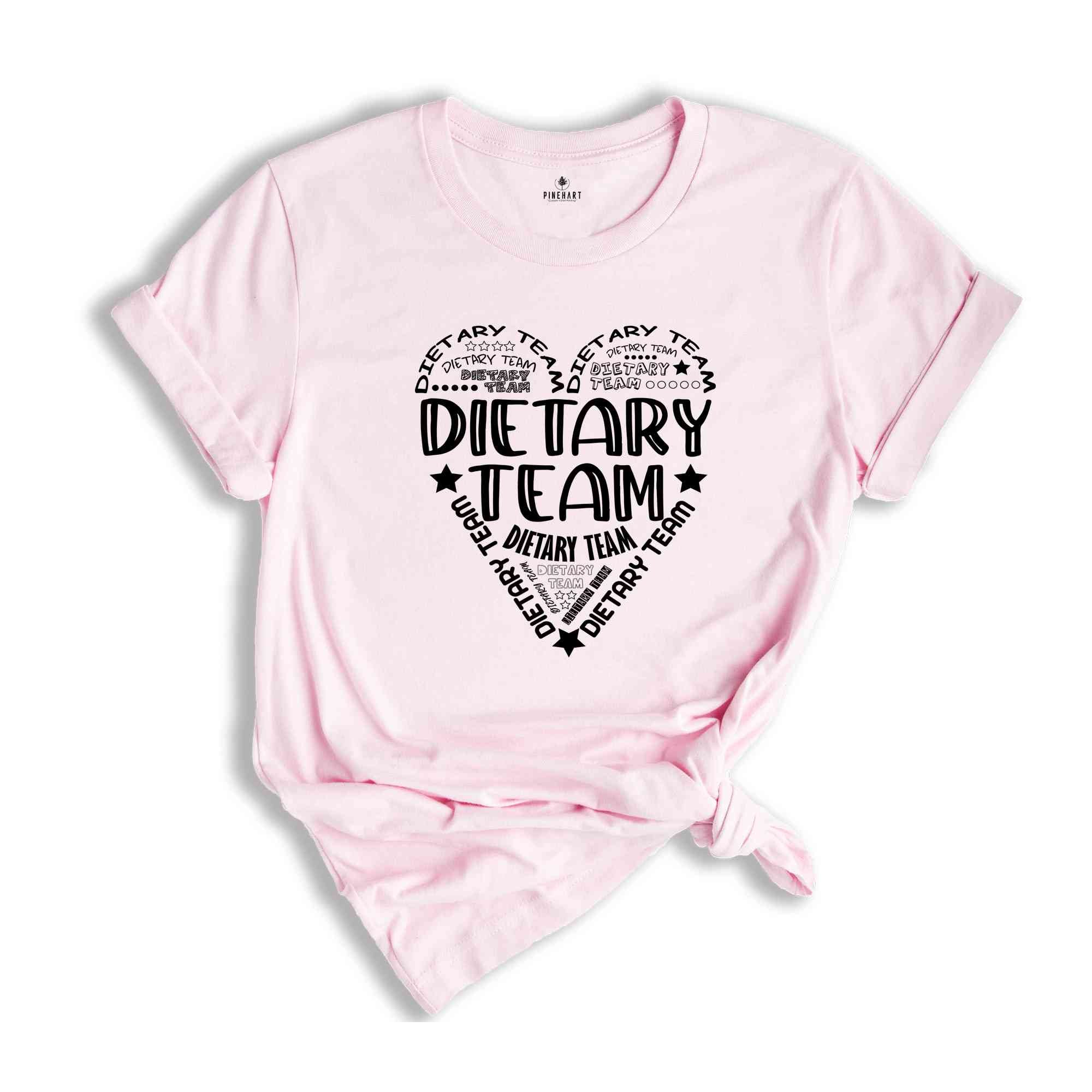 Dietary Team Shirt, Nutritionist Tee, Registered Dietitian Shirt, Future Dietitian Shirt, Dietary Manager Gift, Student Nutritionist Gift,