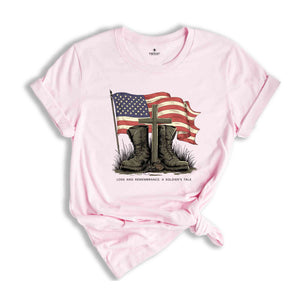 Memorial Day Shirt, American Flag Shirt, Independence Day Shirt, Patriotic Outfit, Christian Shirts, Soldier Shirt, USA Boots Tees