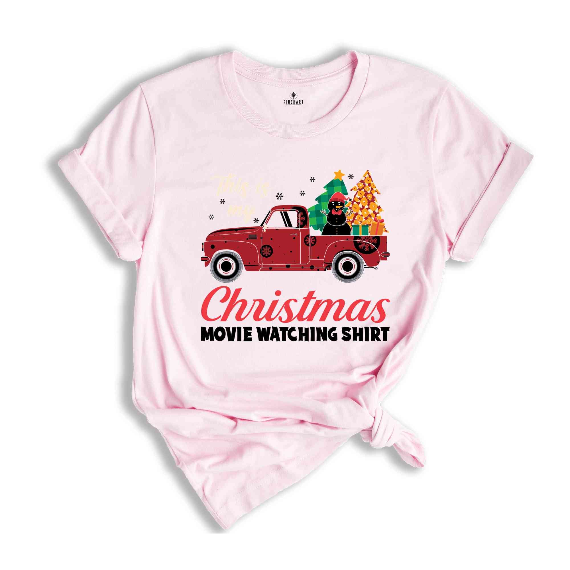 This Is My Christmas Movie Wathing Shirt, Cute Christmas Shirt, Movie Lover Gift, Holiday Movie Shirt, Movie Watching Shirt