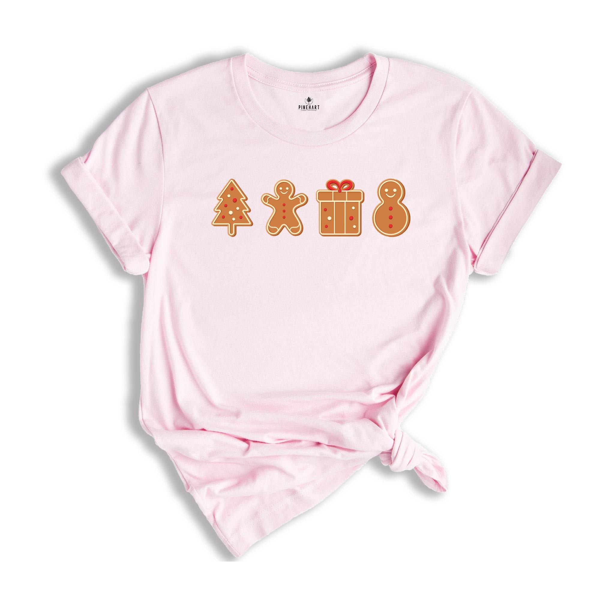 Cute Gingerbread Christmas Cookies T-Shirt, Christmas Shirt, Christmas Cookies Gifts, Christmas Season Shirt