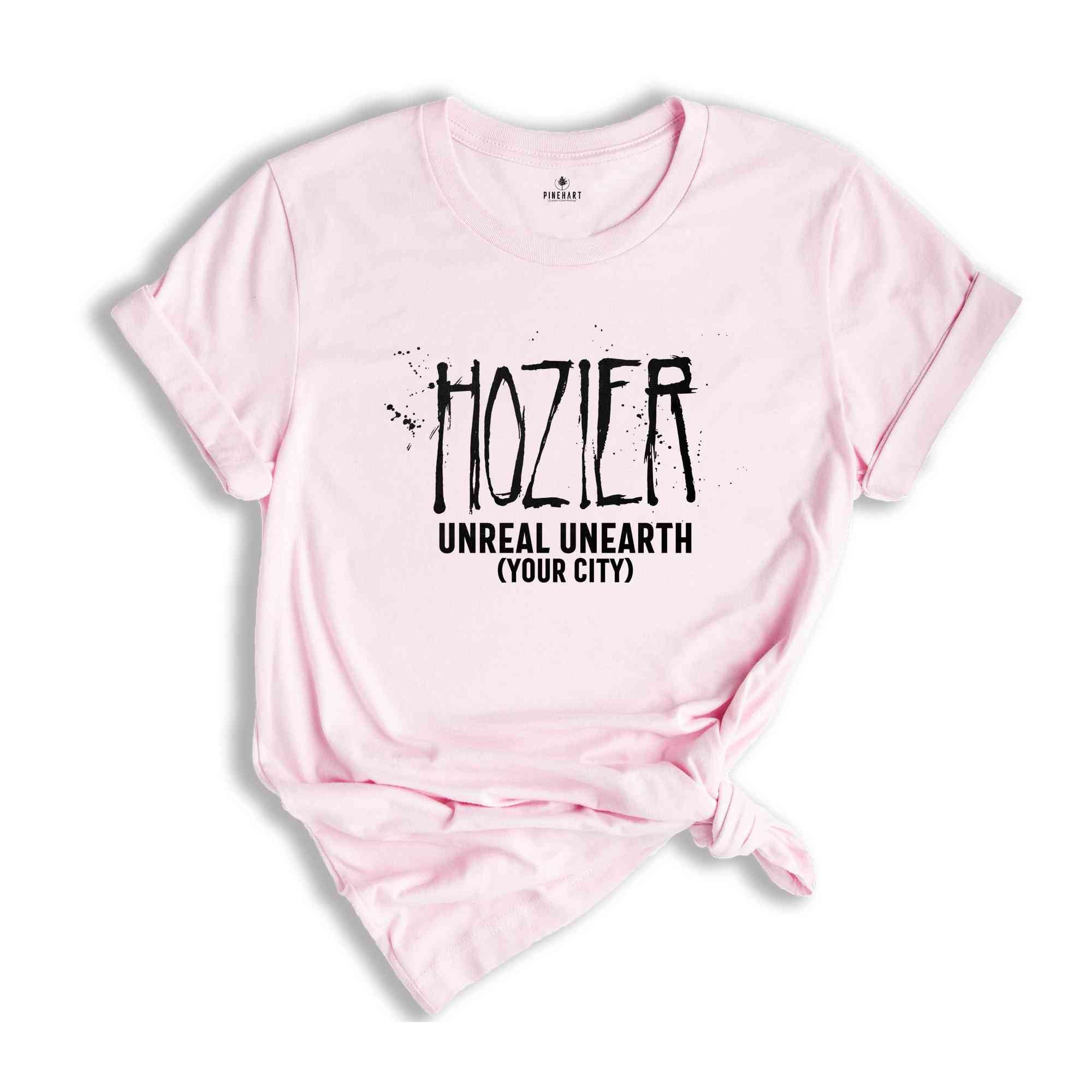 Hozier Unreal Unearth Tour Shirt, Custom Hozier Concert Shirt, No Grave Can Hold My Body Down Tee, Hozier 2025 Tour Merch Tee