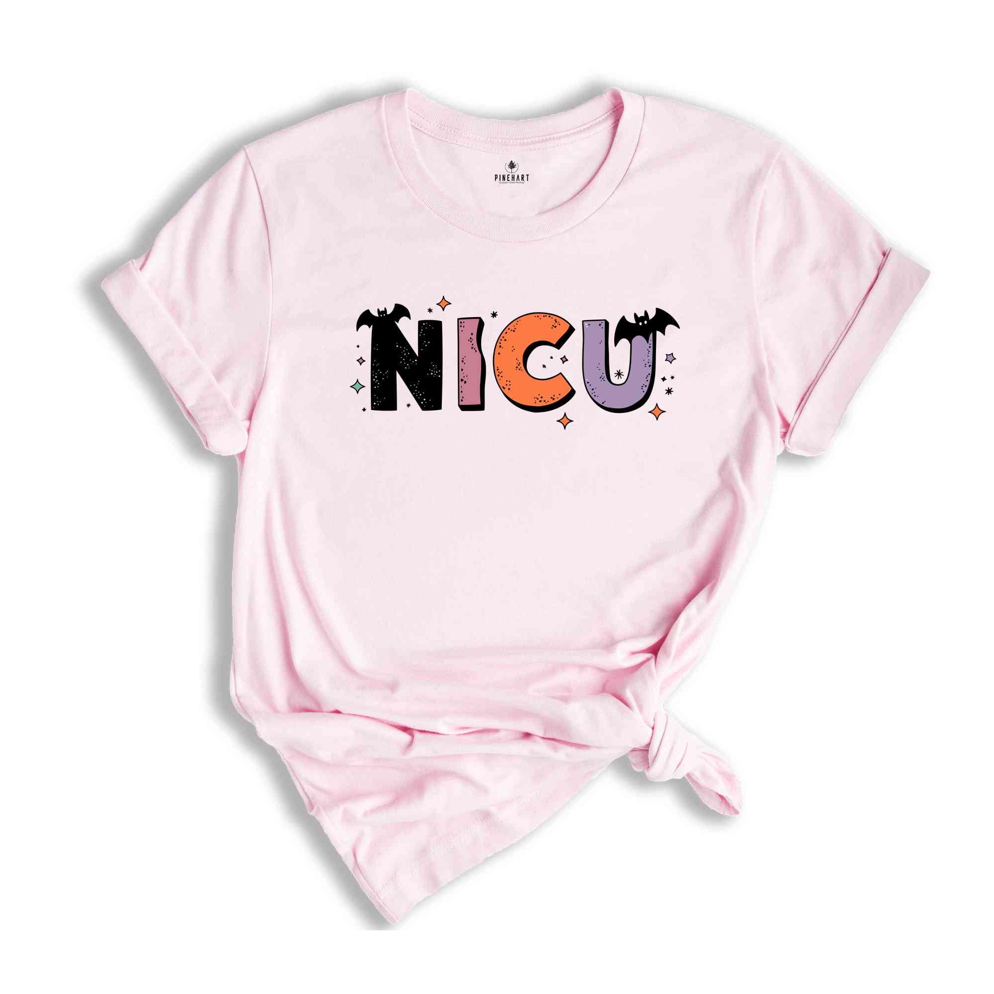 Halloween NICU Nurse Shirt, NICU Nurse Halloween, Spooky Nicu Shirt, Pumpkin Shirt, Hospital Nurse Shirt, Halloween Party Shirt