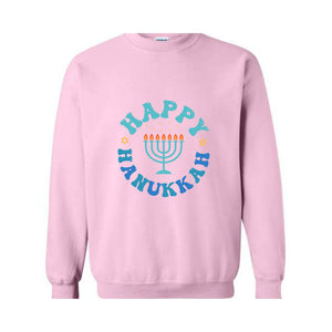 Happy Hanukkah Sweatshirt, Hanukkah Dinner , Funny Jewish Family