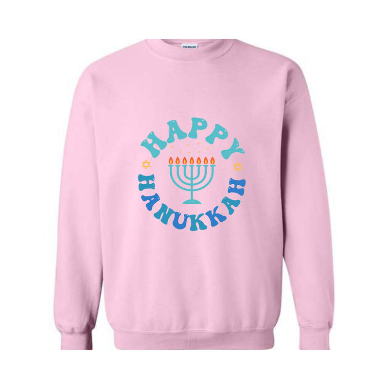 Happy Hanukkah Sweatshirt, Hanukkah Dinner , Funny Jewish Family